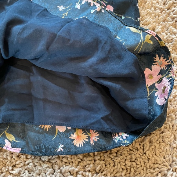 Rebecca Taylor Emilia Floral Silk Mini Dress Size 8 - Picture 6 of 13